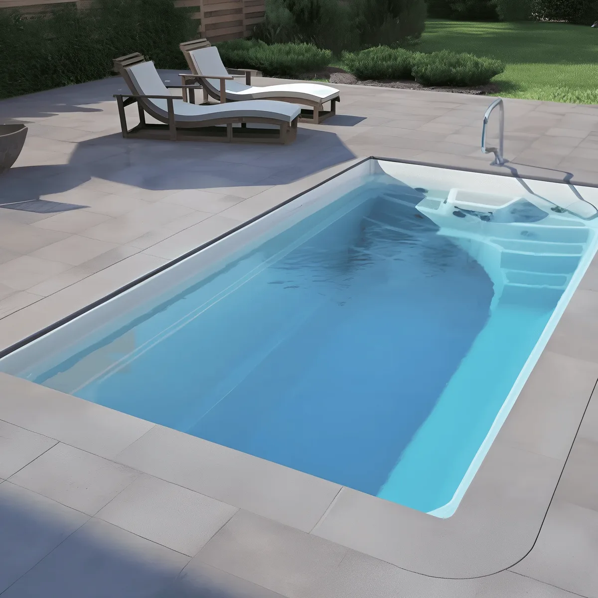 Композитный бассейн Laguna 5 — вид сверху в Ивантеевке