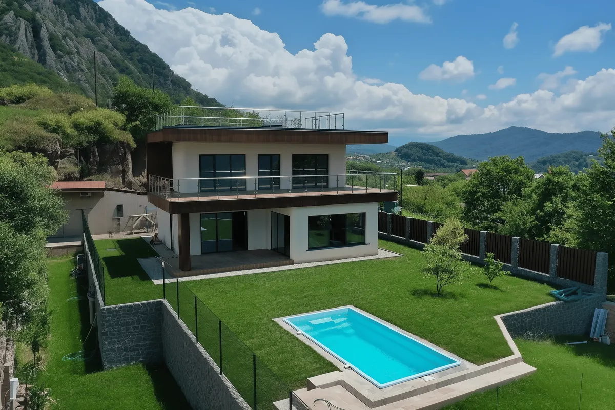 Композитный бассейн Laguna 6 — визуализация в Ивантеевке